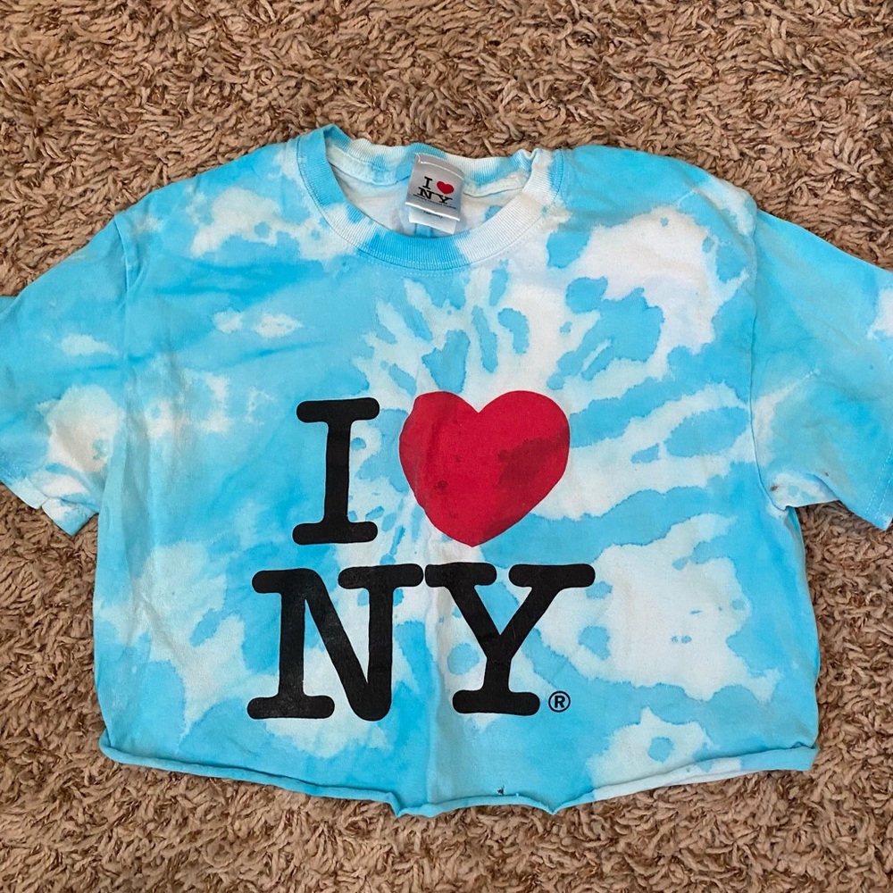 i ❤️ new york cropped tee